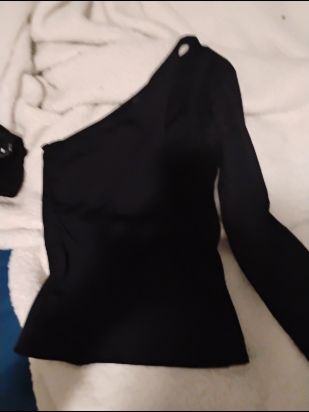 SHEIN Black Crewneck Top